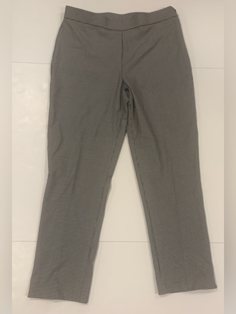 Investments Houndstooth Crop Ankle Dress Pants Stretch Size 10R
